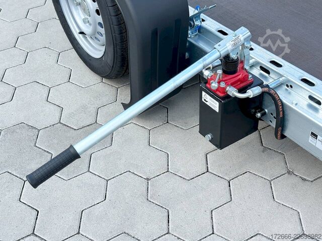 Low-loader trailer Martz GP ATV | 3 WIPPEN 246X160X10CM 750KG ABSENKER | MOTORRADANHÄNGER