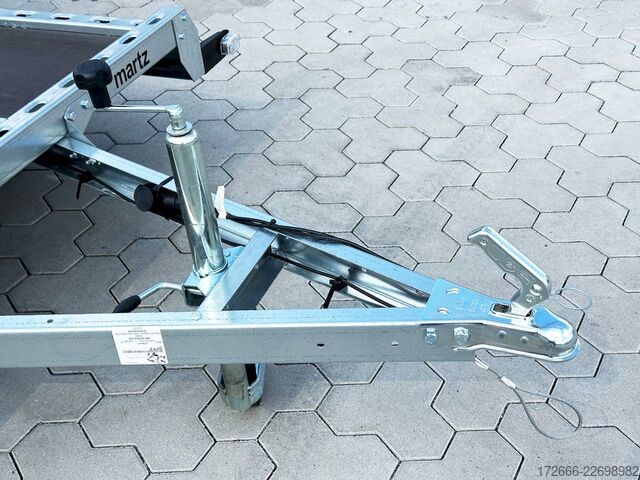 Low-loader trailer Martz GP ATV | 3 WIPPEN 246X160X10CM 750KG ABSENKER | MOTORRADANHÄNGER