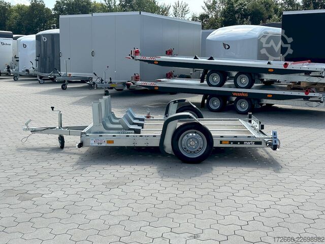 Low-loader trailer Martz GP ATV | 3 WIPPEN 246X160X10CM 750KG ABSENKER | MOTORRADANHÄNGER