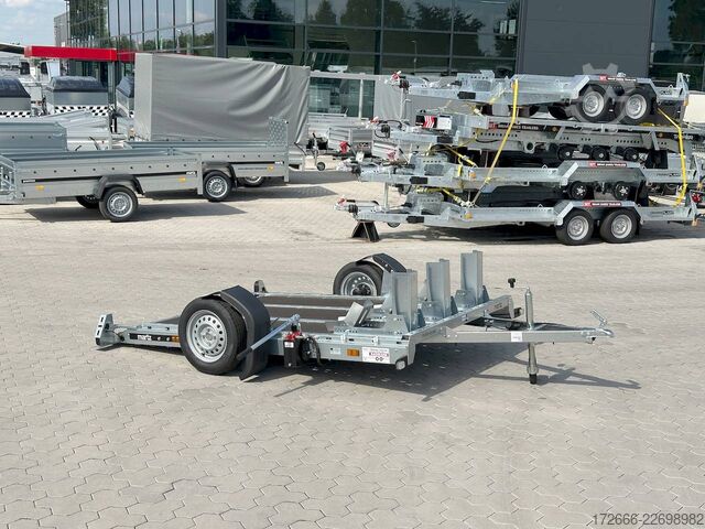 Low-loader trailer Martz GP ATV | 3 WIPPEN 246X160X10CM 750KG ABSENKER | MOTORRADANHÄNGER