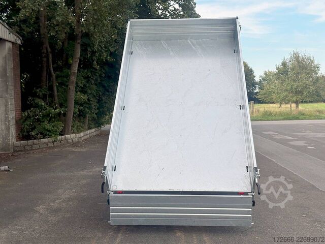 Three-way tipper Humbaur HTK 3000.31 | PROSTEEL 313X174X40CM 3000KG DREISEITENKIPPER