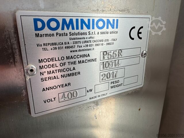 Pasta processing machine Dominioni P55R