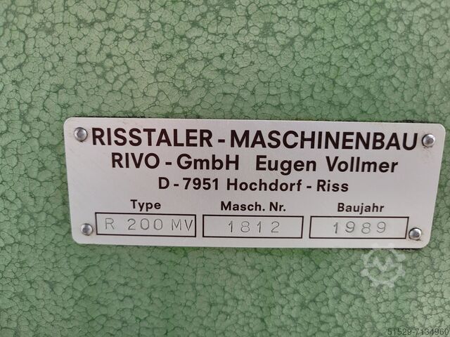 Schleifmaschine VOLLMER R200MV