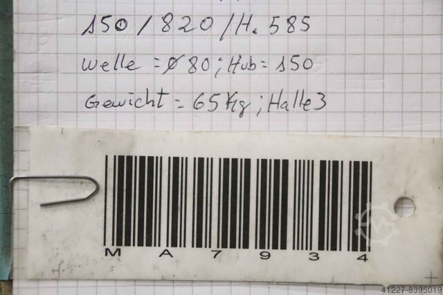 Hydraulic pulling cylinder 50 t Enerpac Hub 150 mm