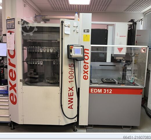 Senkerodiermaschine Exeron EDM312MF30+AWEX100/5