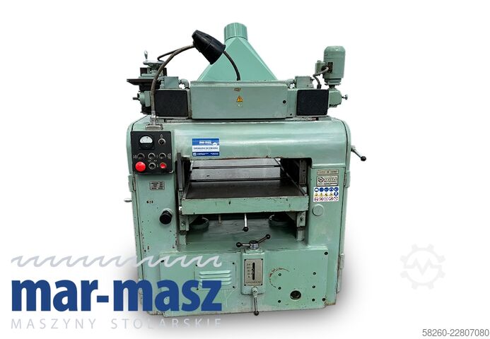 Thickness planer with a knife sharpening unit  