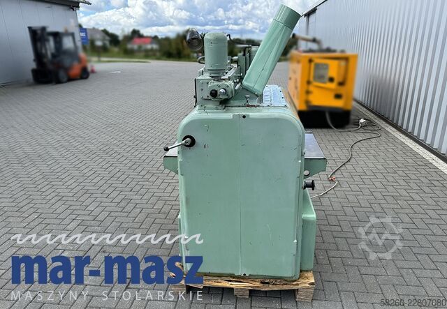 Thickness planer with a knife sharpening unit  