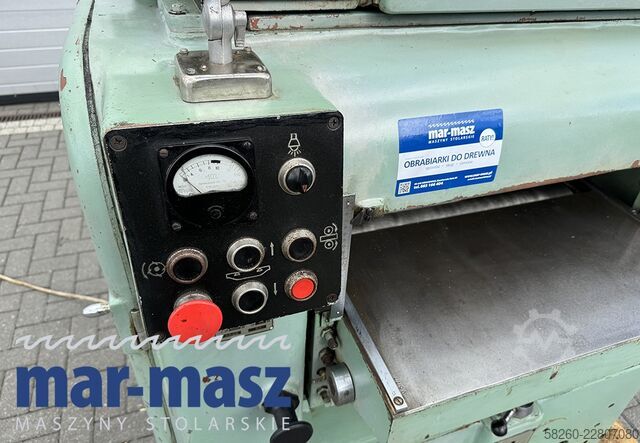 Thickness planer with a knife sharpening unit  