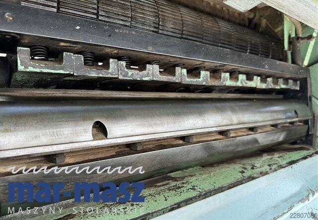 Thickness planer with a knife sharpening unit  