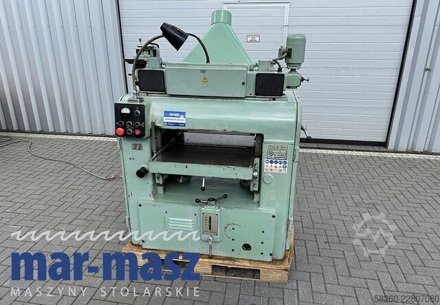 Thickness planer with a knife sharpening unit  