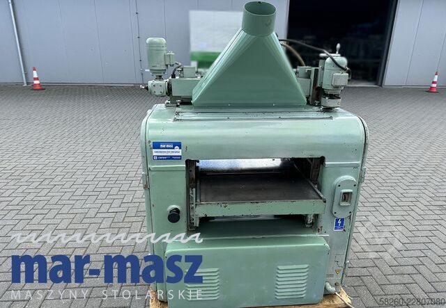 Thickness planer with a knife sharpening unit  