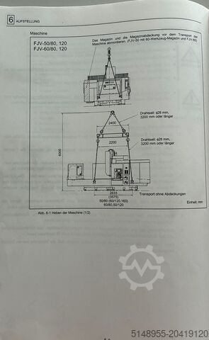 Vertikales Bearbeitungszentrum MAZAK FJV-60/120