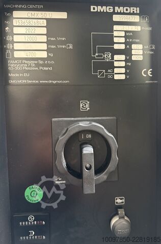 Universal milling center 5-axis CMX 50 U DMG MORI CMX 50 U-Universal milling center 5 axis