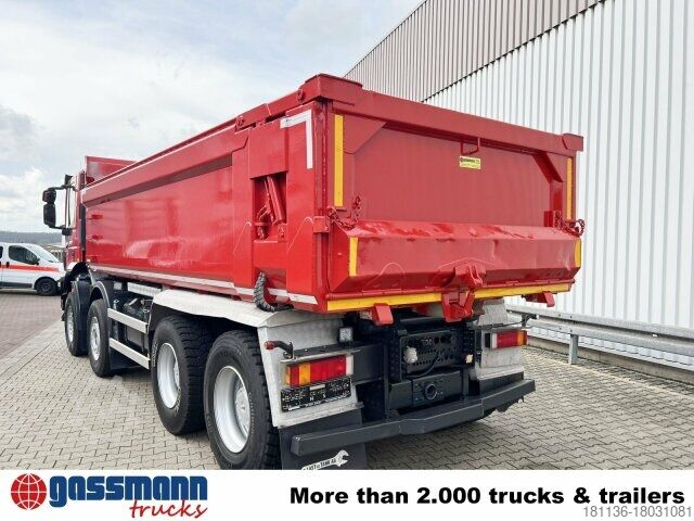 Special purpose truck Iveco Trakker AD410T50 8x4, Stahlmulde ca. 16m³, hydr.