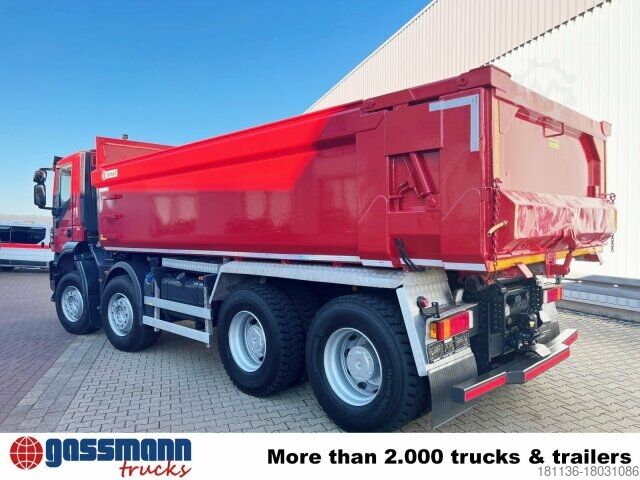 Special purpose truck Iveco Trakker AD410T50 8x4, Stahlmulde ca. 16m³, hydr.