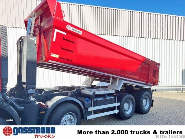 Special purpose truck Iveco Trakker AD410T50 8x4, Stahlmulde ca. 16m³, hydr.