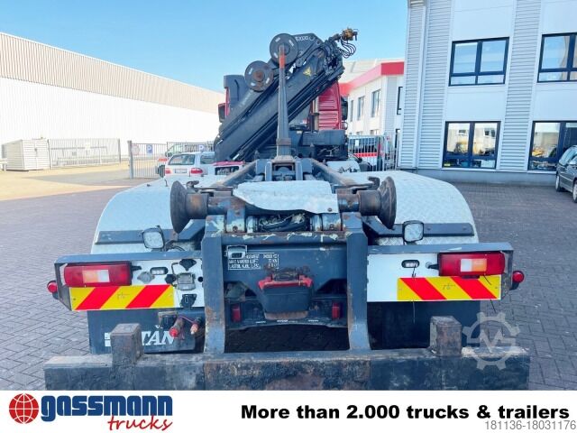 Roll-off tipper truck Volvo FM 460 8x2-6, Lenk-/Liftachse, Kran HMF 2020-K4,