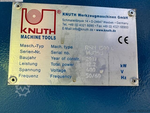 Rundschleifmaschine KNUTH RSM 1500C