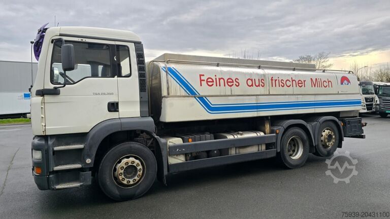 LKW mit Tankaufbau MAN TGA 26.350 6x2 Schwarte Doppelmessanlage