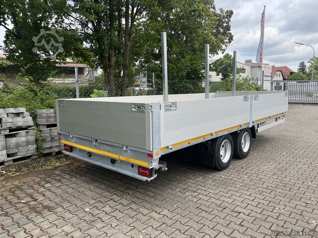 Anhänger mit offener Pritsche Möslein THT 14,4 G 6,2 L  14,4 t Tandem- Pritschenanhänger- Tieflader
