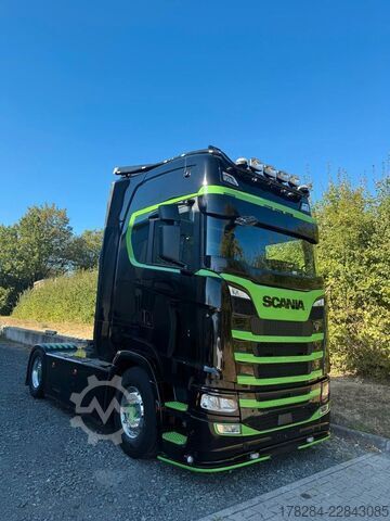 Standard tractor unit SCANIA S500 Vollverkleidung, Retarder  i-Park Alcoa