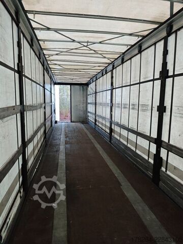 Open semitrailer with tarp KÖGEL Mega Liner S 18 SAF-Achsen hydraulisches Hubdach
