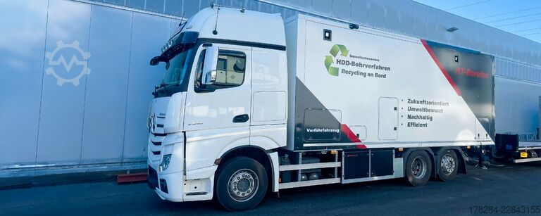 Special purpose truck DAF XF AT-Boretec HS Bentonit-Misch-Recyclingsystem