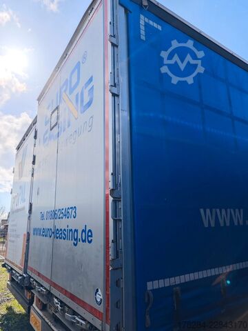 Open semitrailer with tarp KÖGEL S24-1  BPW ECO-Achsen Liftachse Vario Fix