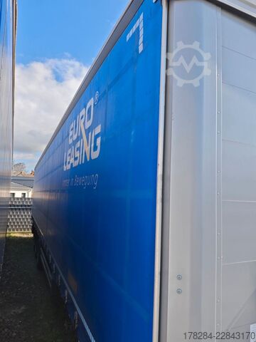 Open semitrailer with tarp KÖGEL S24-1  BPW ECO-Achsen Liftachse Vario Fix