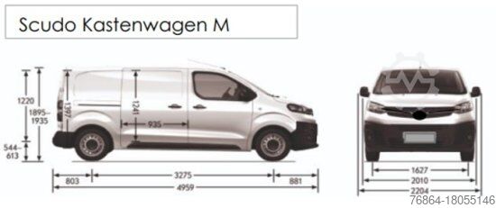 Panel van FIAT SCUDO  M BLUEDHI 120 6-GANG