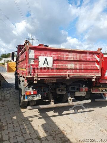 Dreiseitenkipper LKW MERCEDES-BENZ Arocs 1833 / E6 / 13m Palfinger Kran FUNK