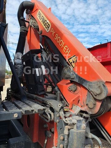 Dreiseitenkipper LKW MERCEDES-BENZ Arocs 1833 / E6 / 13m Palfinger Kran FUNK