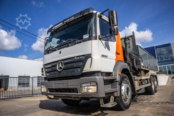 Kipper mit Kran MERCEDES AXOR 2533 L - HIAB 244 E-4 HIPRO