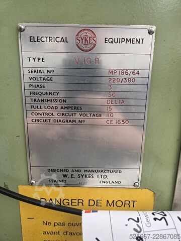CNC Rack Cutting Machine Sykes V 10