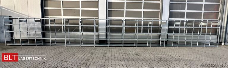 Steckregal ca. 60,06 lfm. Fachbodenregale META H: 200 cm T: 60 cm , 150 kg pro Ebene
