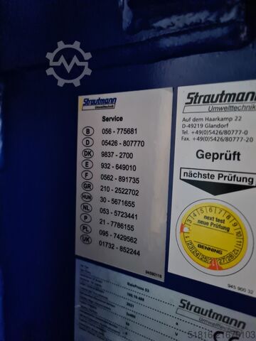 Paper baler Strautmann BalePress 53, year of manufacture. Strautmann BalePress