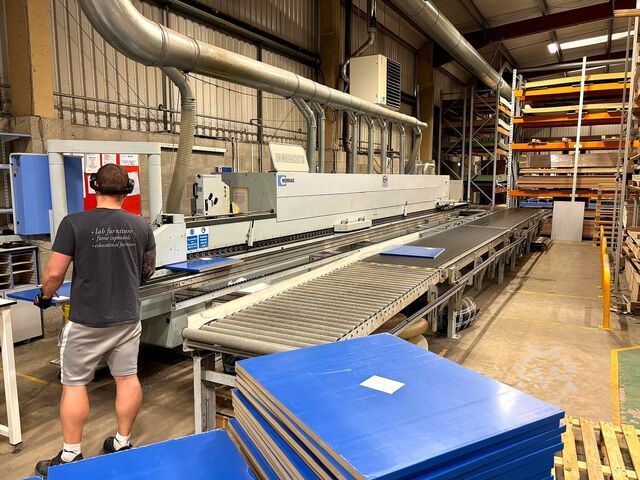 Kantenanleimmaschine + Rückführung Homag KAL 310 + TFU 140