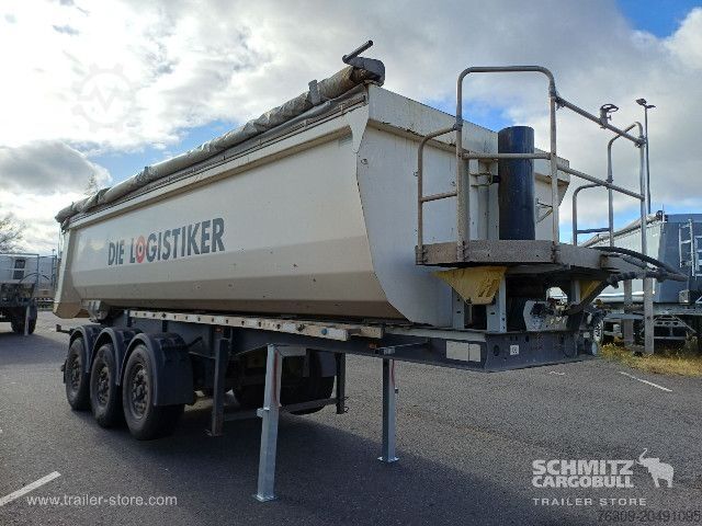 Tipper semitrailer Langendorf Kipper Stahlrundmulde 24m³