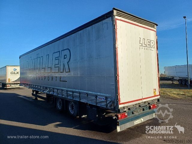 Open semitrailer with tarp Schmitz Cargobull Curtainsider Mega Getränke