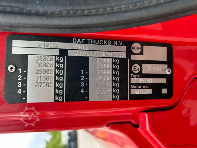 Curtain sided DAF CF 85 360 Euro 5 / 233 dkm / Curtainside Box / ...