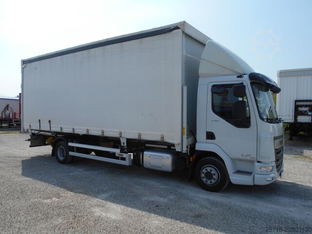 Truck with flatbed and tarpaulin DAF LF 230 12ton - CENTINA SCARRABILE