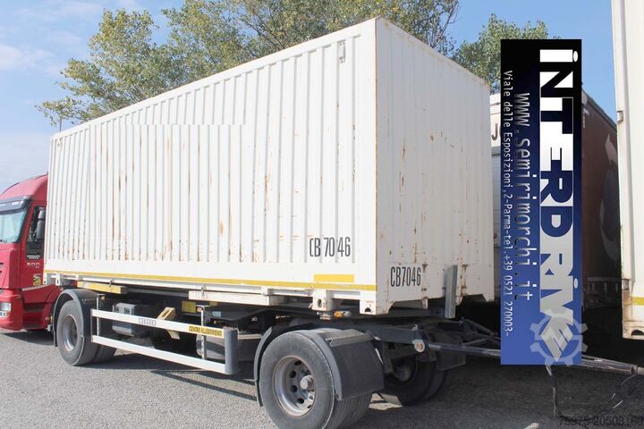 Trailer with chassis MERKER rimorchio portacontainer casse mobili