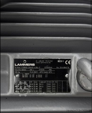 EDUR Kreiselwasserpumpe 28 kW EDUR CBL 80 200/211