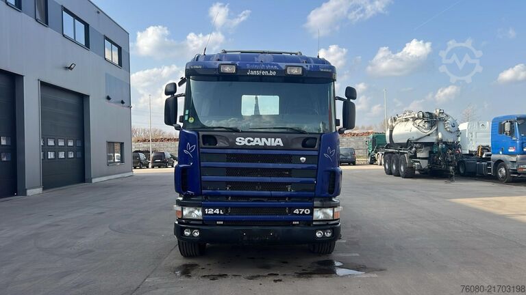 Hook arm system Scania 124 - 470 (BELGIAN TRUCK / 6X2 / PDE / GOOD CON...