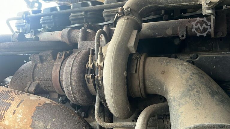 Hook arm system Scania 124 - 470 (BELGIAN TRUCK / 6X2 / PDE / GOOD CON...