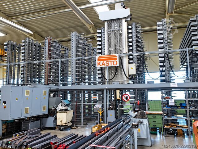 Automatic Steel Storage & Sawing Line KASTO SSZ Vario 140 Duo + PKS 140 PL