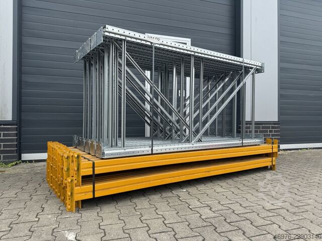Regallänge: 30,72 lm. / St.: 2000x1100mm META (Thyssen) Multipal S Palettenregalanlage Palettenregal Regal