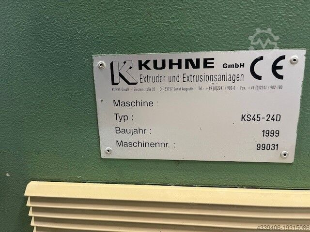 Extruding machine Kuhne KS45x24D