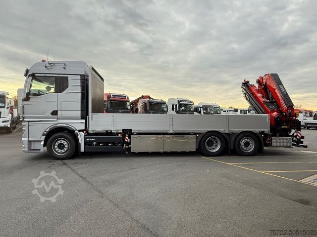 Truck mounted crane MAN TGX 26.540 6x2-4 LL Containerpritsche/Fassi 545