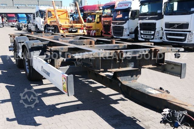 Swap chassis trailer KRONE ZZ Tandem BDF Wechselfahrgestell SAF-Achsen